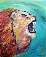 Lion Roaring